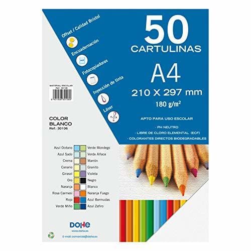 Producto Dohe 30106 - Pack de 50 cartulinas