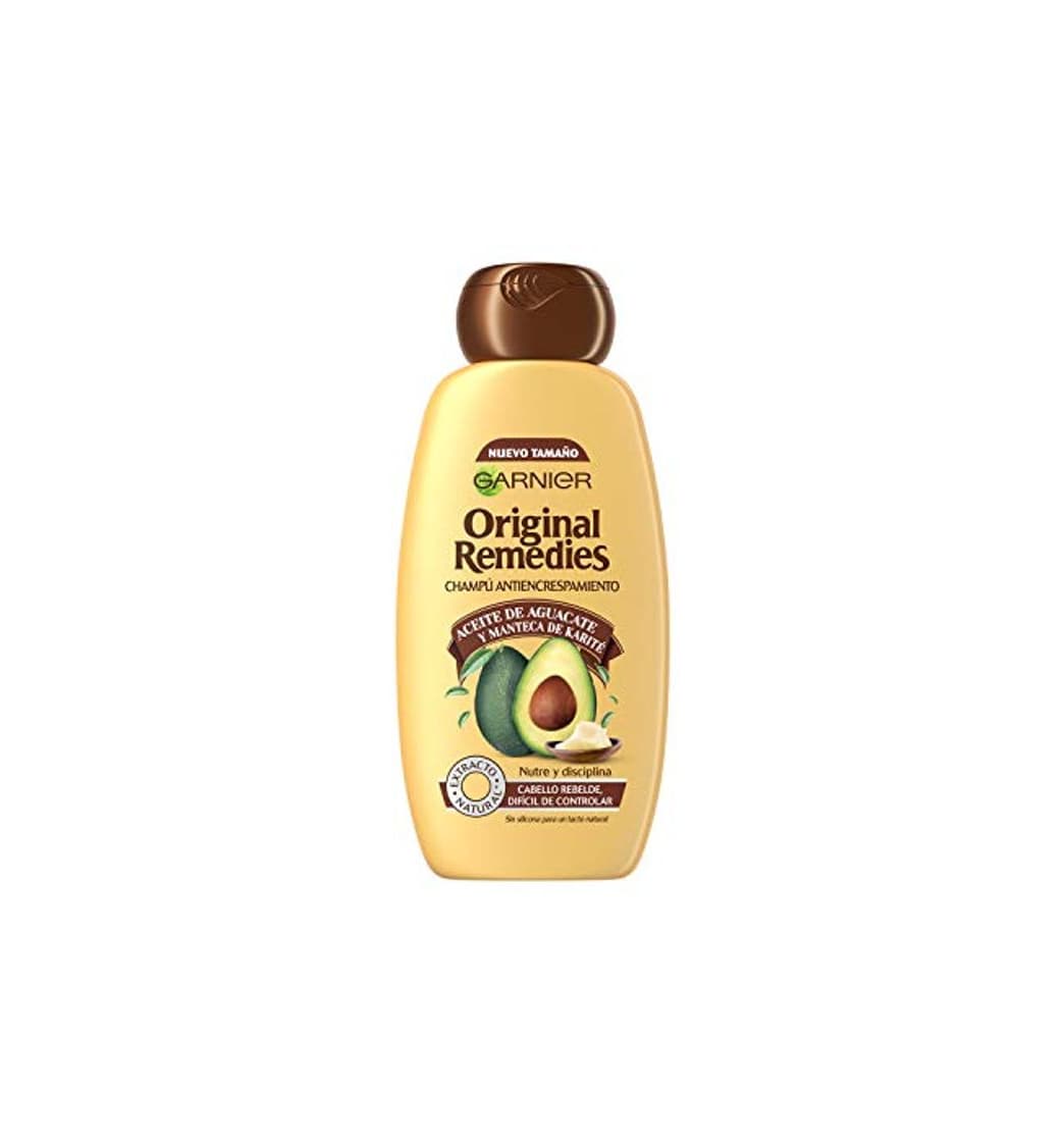 Belleza Garnier Original Remedies Aceite de aguacate y manteca de karité Champú para