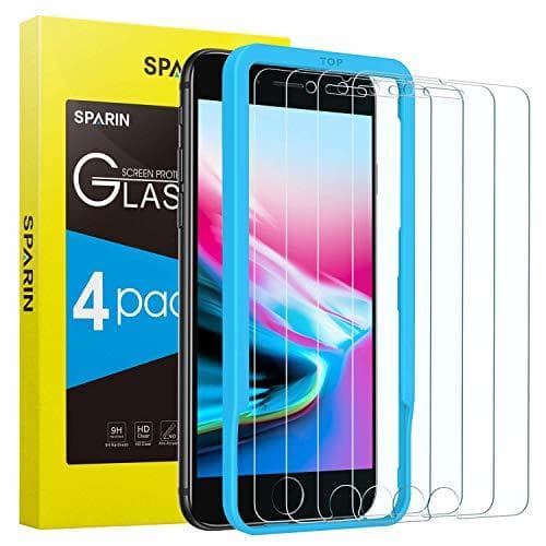 Electrónica SPARIN [4-Pack] Protector Pantalla iPhone 6/6s/7/8