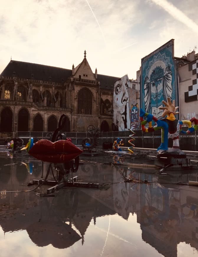 Lugar Stravinsky Fountain