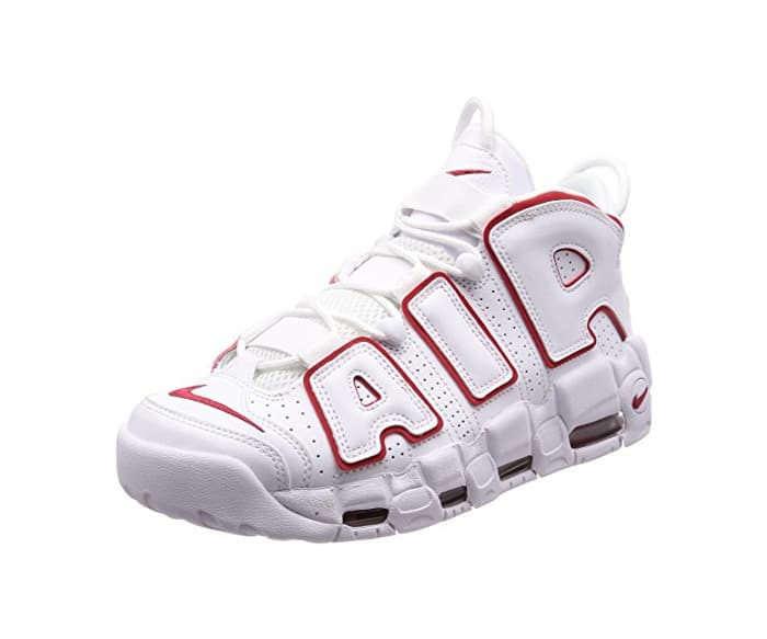 Fashion Zapatillas Nike - Air More Uptempo Ž96 Blanco/Rojo/Blanco Talla