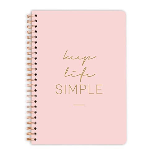 Elemento de la categoría hogar Purepaper - Cuaderno con anillas de espirales, para organización Bullet Journal y