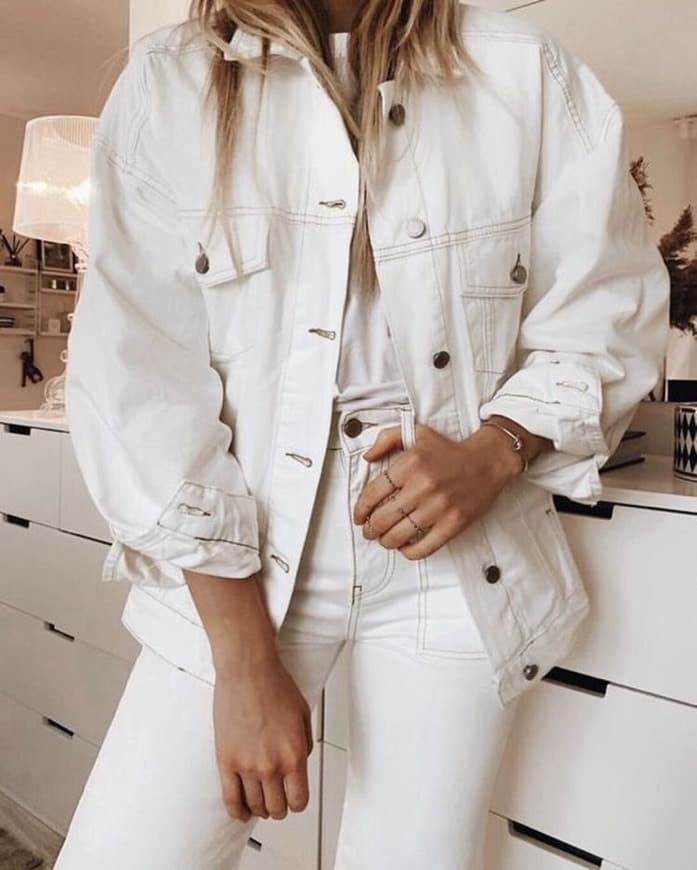 Product Jeans white jacket 