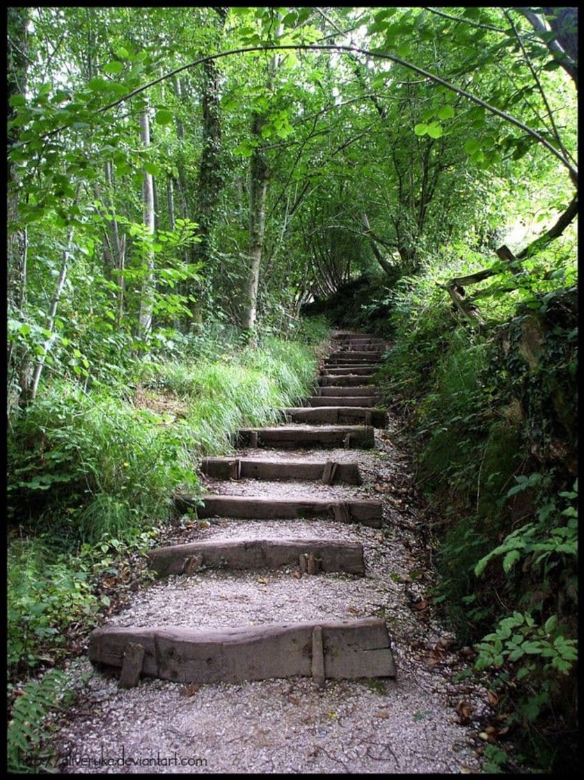 Place Ruta El Camín Encantau. Rutas en Asturias