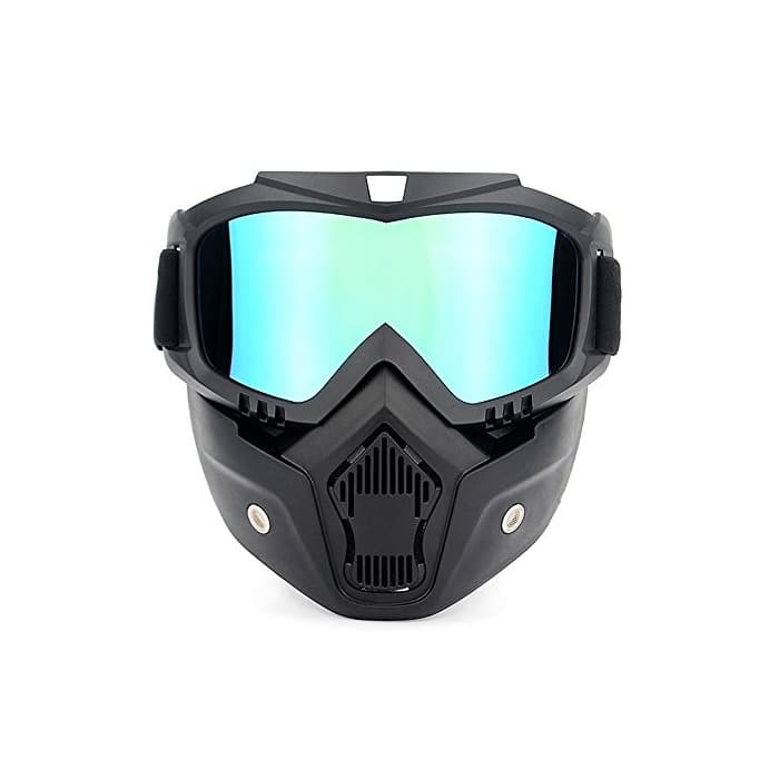 Product Lixada Motocicleta Casco Máscara protectora Gafas Desmontable Motos Gafas Protección Gafas de