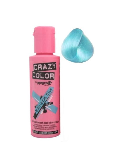 Product Crazy Color Bubblegum Blue Nº 63 Crema Colorante del Cabello Semi-permanente