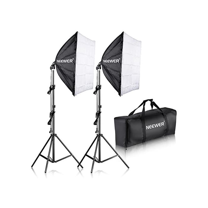 Electrónica Neewer 700W Pro Fotografía Kit de Iluminación de Luz Softbox  