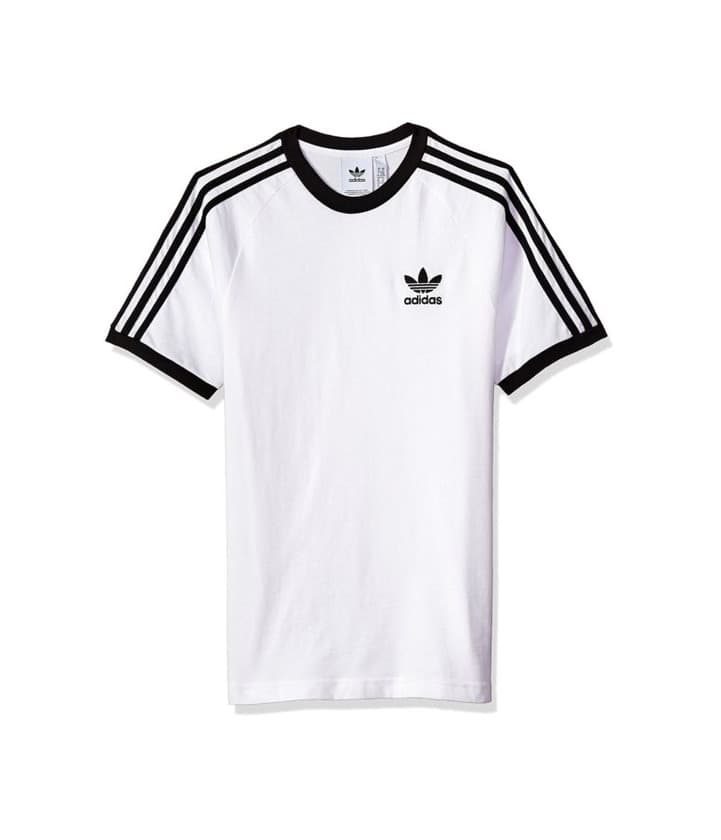 Fitness adidas 3-Stripes tee Camiseta, Hombre, Blancio