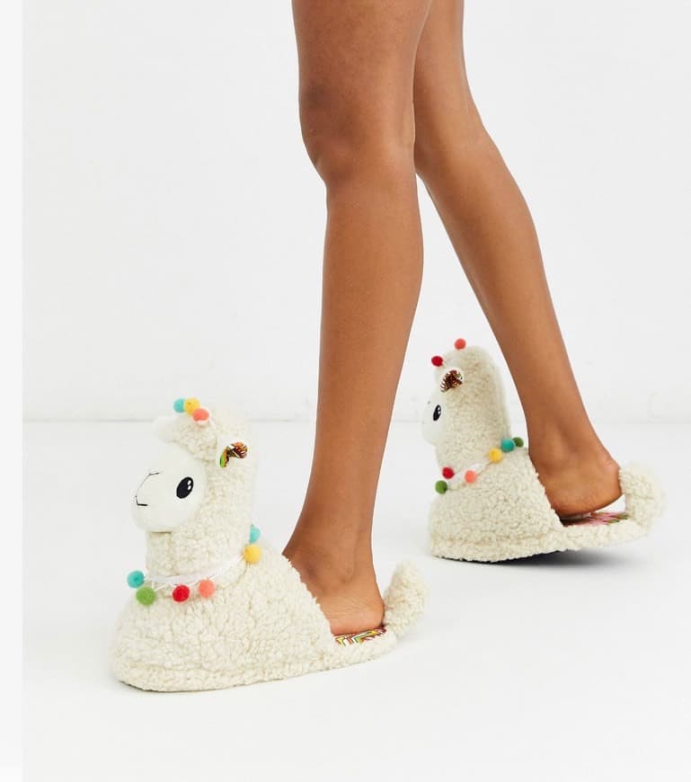 Moda Pantuflas alpaca