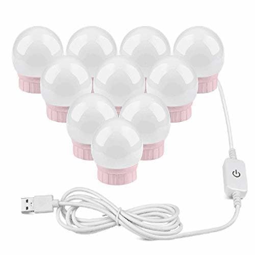 Producto Luces de espejo de vanidad LED, tira de accesorios de iluminación, estilo