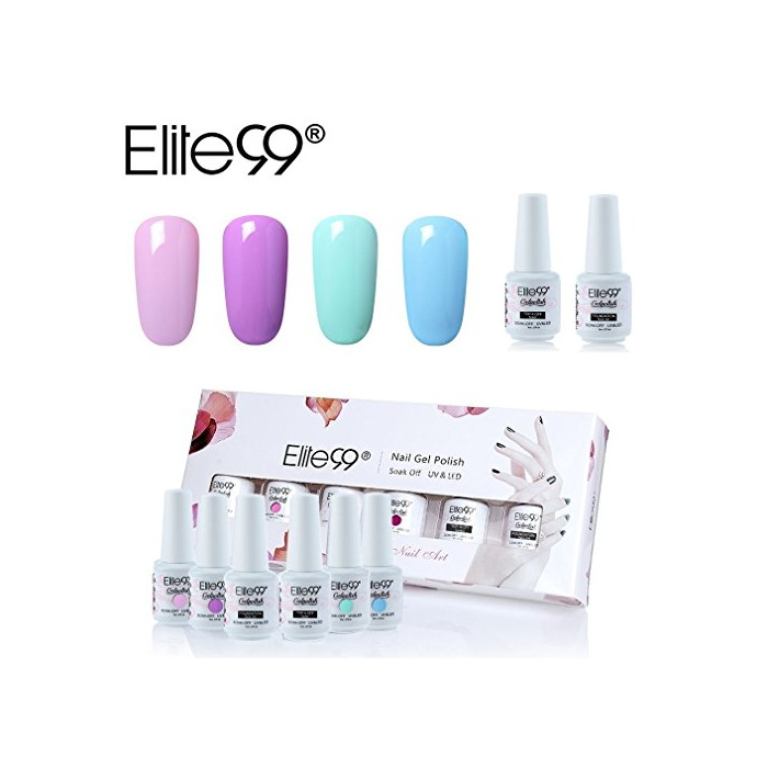 Beauty Elite99 Esmalte Semipermanente UV LED 6pcs Kit Uñas de Gel Pintauñas con