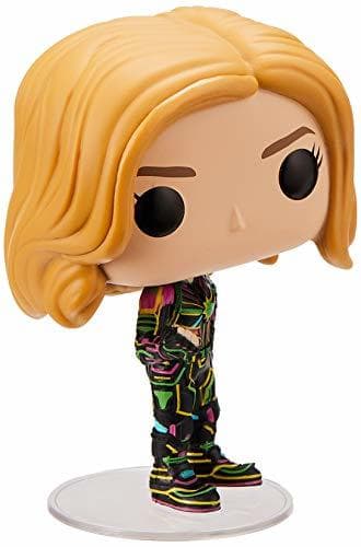 Game Funko Pop Bobble Vinyle Captain Marvel w/Neon Suit Figura Coleccionable, Multicolor