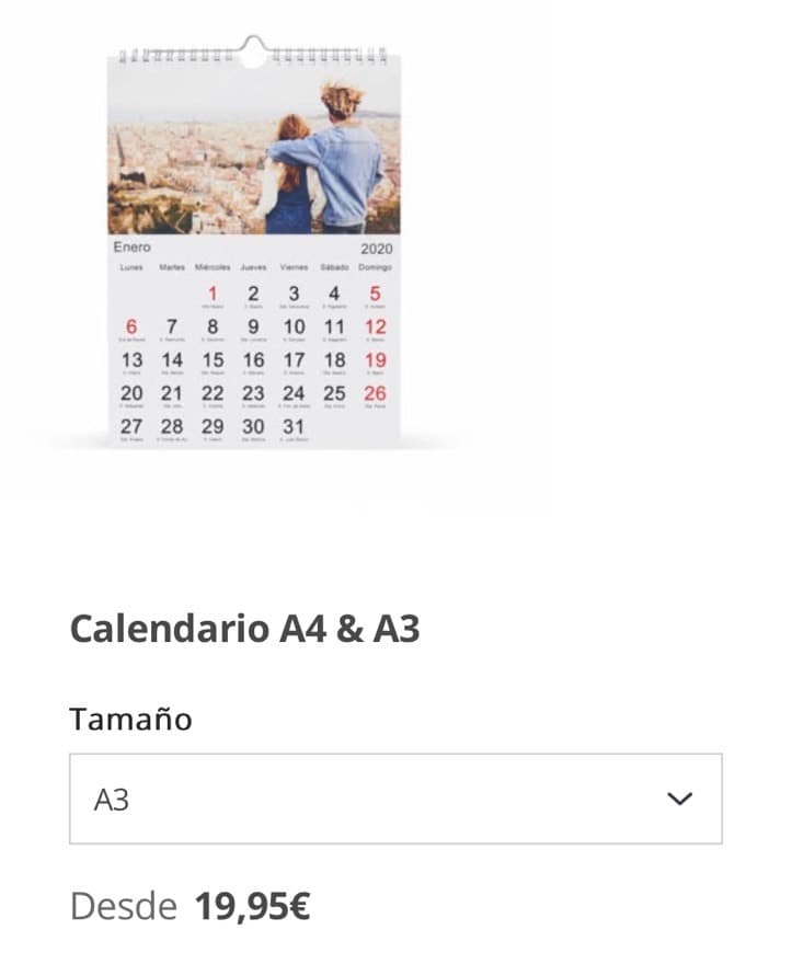 Fashion Calendario personalizado 