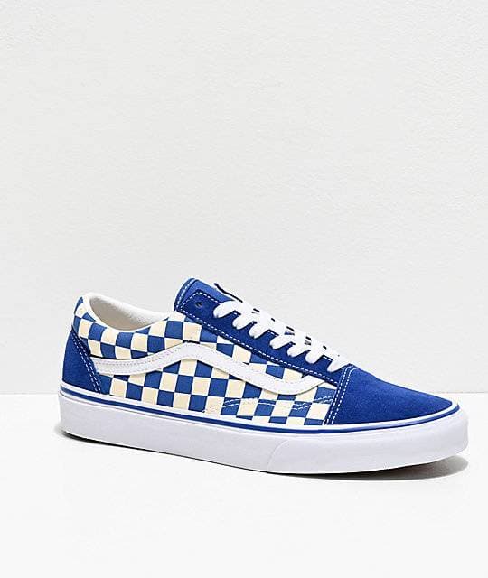 Product Vans azul cuadrille