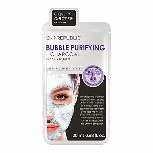 Beauty Mascarilla de burbujas purificadora Skin Republic con carbón