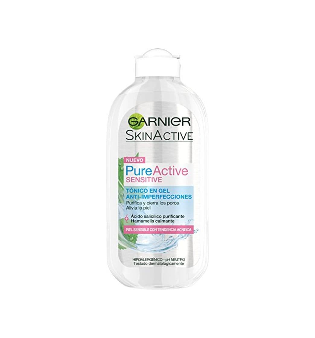 Belleza Garnier PureActive Sensitive Gel Tónico Anti-Imperfecciones