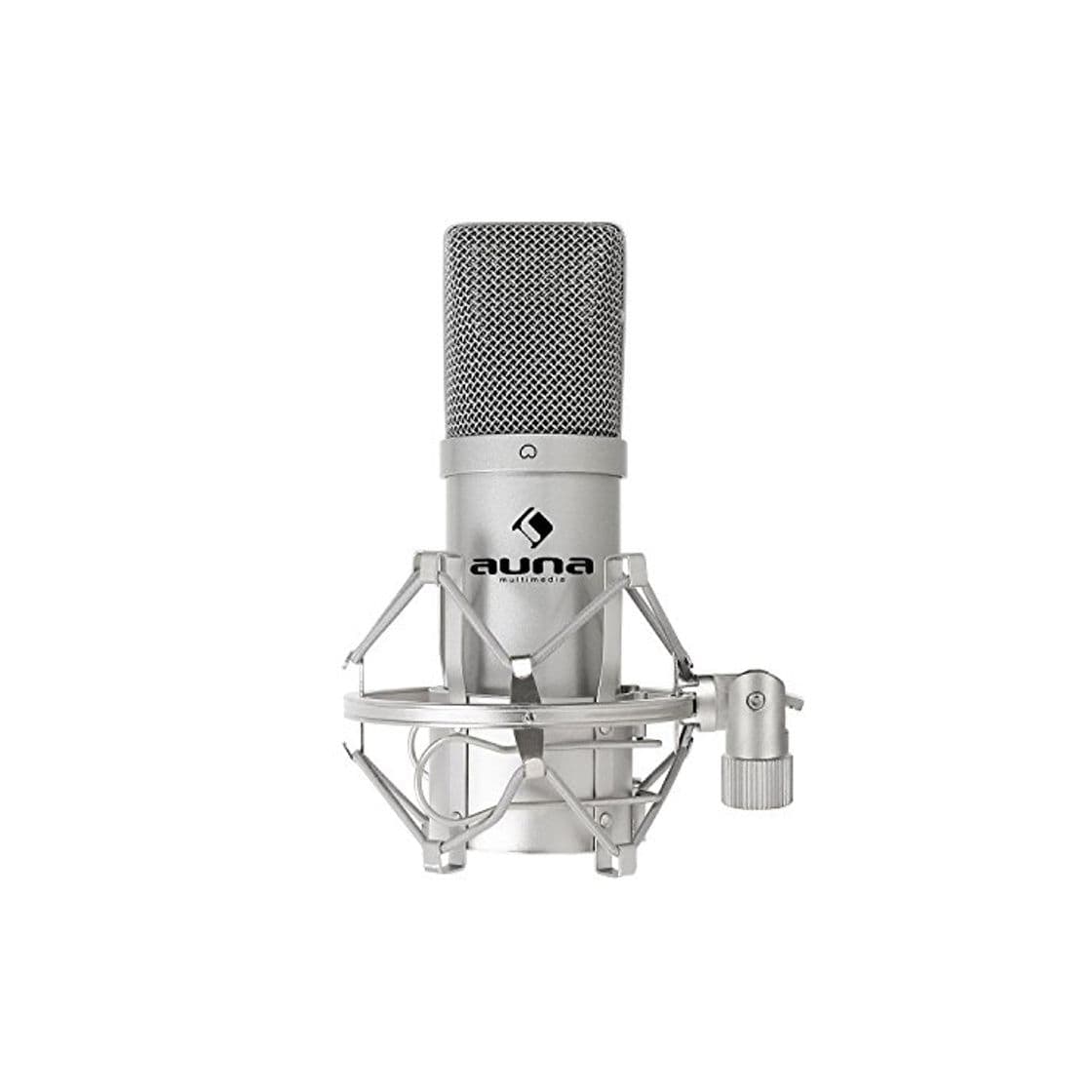 Producto auna MIC-900S - Micrófono Condensador USB, Patrón Polar cardioide, Carcasa metálica, 30Hz-18kHz,