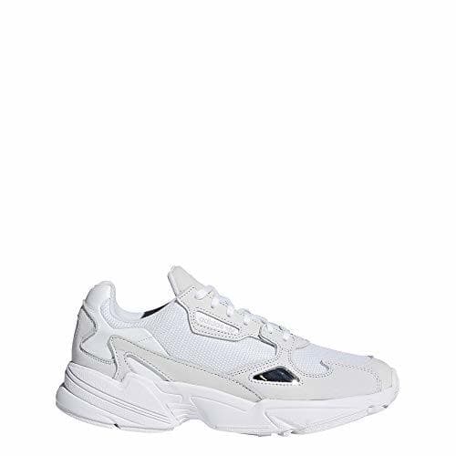 Moda Adidas Falcon W, Zapatillas de Deporte para Mujer, Blanco