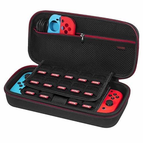 Electrónica Funda para Nintendo Switch - younik Versión mejorada Viaje rígida Case con