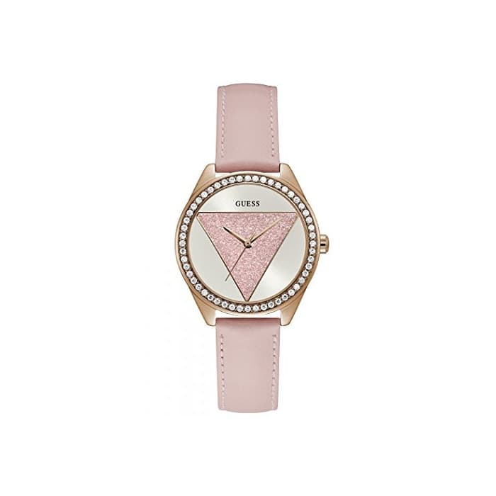 Product Guess Reloj Analógico para Mujer de Cuarzo con Correa en Cuero W0884L6