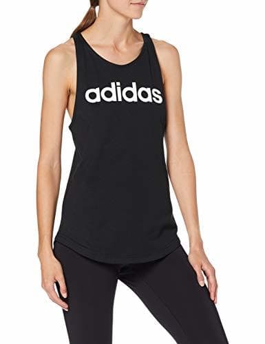 Fitness adidas Essentials Linear Tk Camiseta de Tirantes, Mujer, Negro