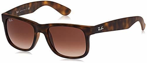 Moda Rayban Justin RB4165 - Gafas de sol Unisex, Marrón