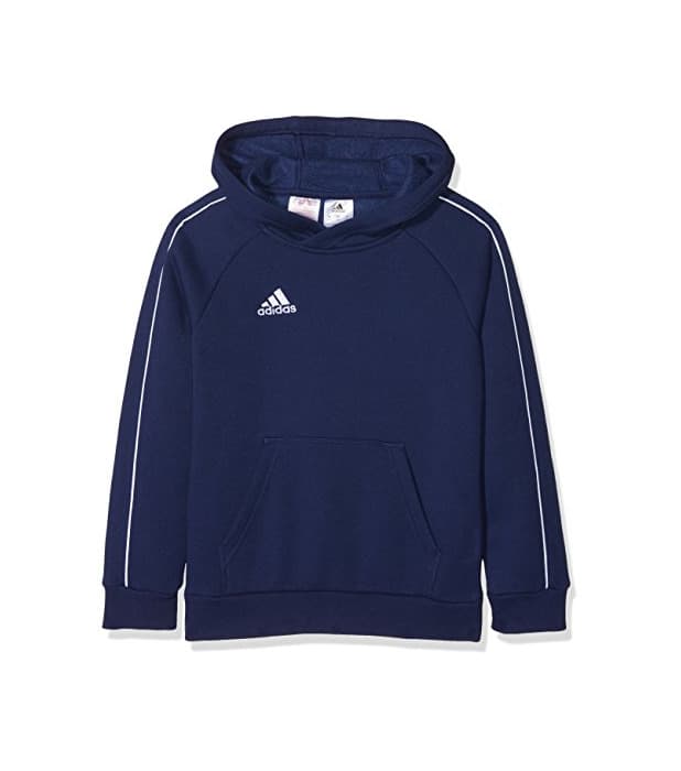 Fitness adidas Core18 Hoody Y Sudadera con Capucha, Unisex Niños, Azul