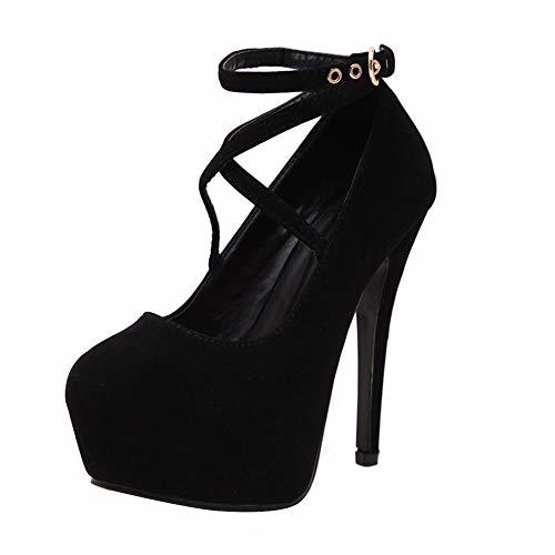 Fashion uirend Zapatos de tacón Mujer - Moda con Tacon Alto Plataforma Sexy