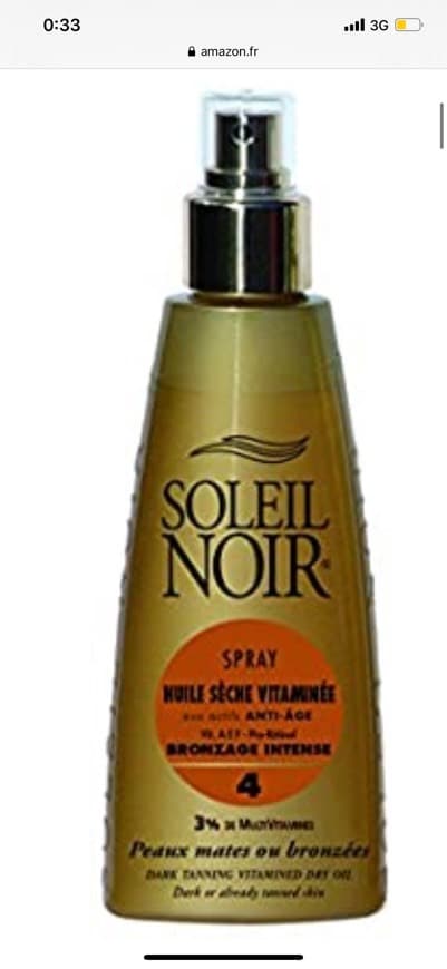 Product Aceite bronceador