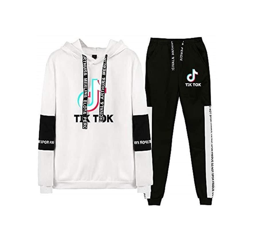 Product Aibayleef TIK TOK Conjunto Dos Piezas Completo Capucha Sudadera Blusa y Pantalon