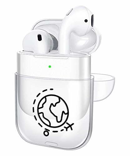 Product Oihxse Case Compatible con Apple Airpods 1 & 2 Estuche Transparente Rígido