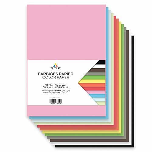 Product Tritart – Papel de colores A3 130 g/m2