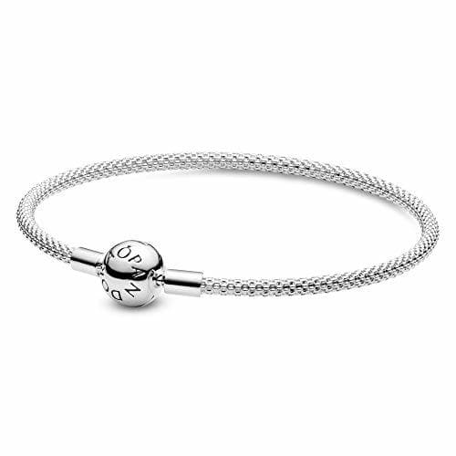 Fashion Pandora Pulsera cadena Mujer plata