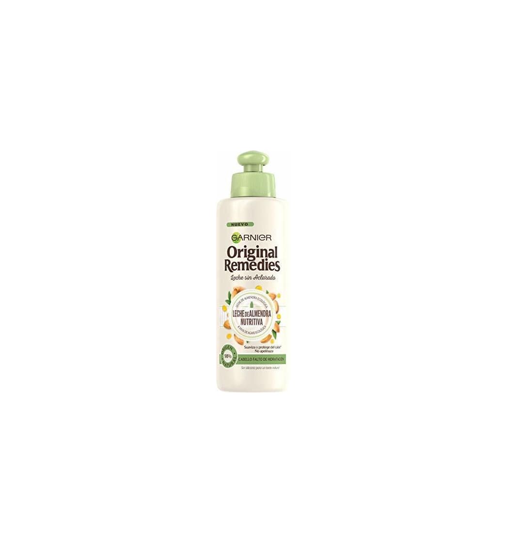 Producto ORIGINAL REMEDIES leche almendras sin aclarado 200 ml