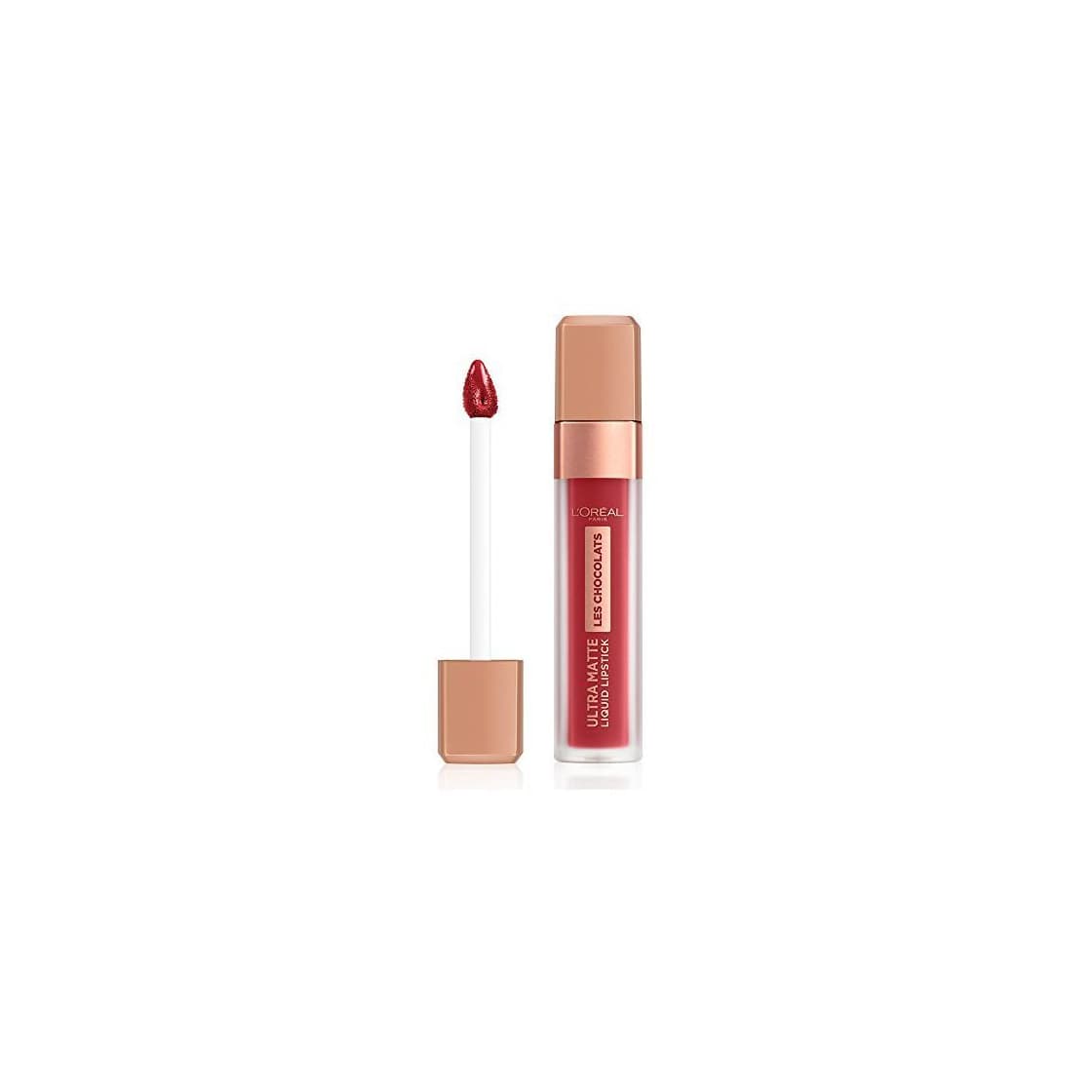 Belleza L’Óreal Paris Les Chocolats Labial Líquido Mate – Tono Rojo Nude 864