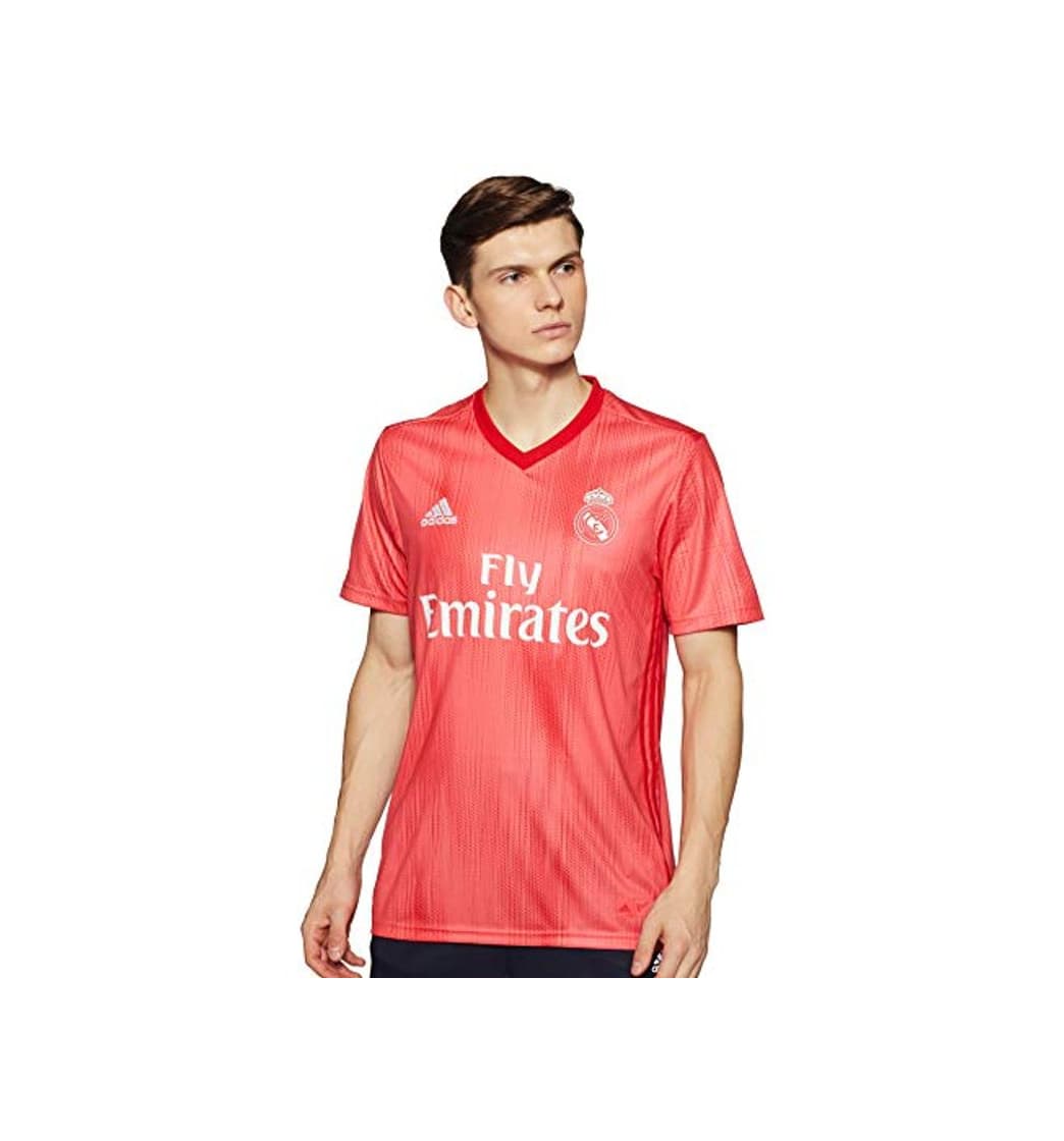 Fitness adidas Real Madrid Third - Camiseta de fútbol para Hombre, Color Real Coral, Vivid