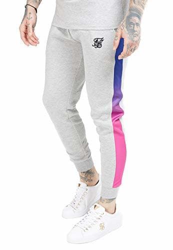 Place Pantalón Siksilk Muscle Fit Gris/Neon L