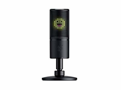 Electronic Razer Seiren Emote - Micrófono de Condensador USB para Streaming con Amortiguador