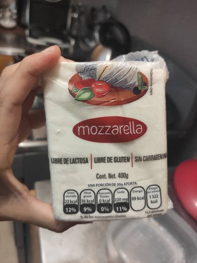 Product Queso mozzarella vegano Planet Vegan