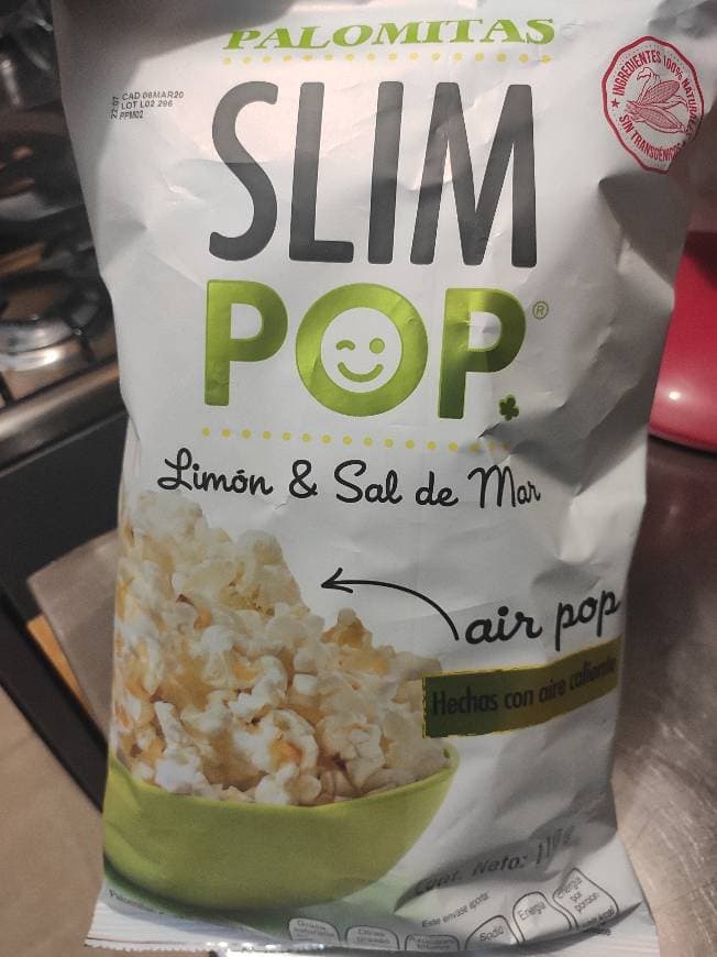 Product Palomitas hechas con aire caliente Slim Pop