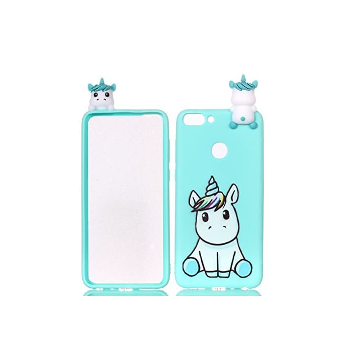 Electronic HopMore Silicona Funda para Huawei P Smart Motivo Dibujo 3D Divertidas TPU