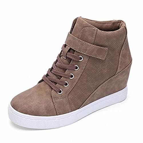 Moda Zapatillas para Mujer Otoño Invierno JORICH Zapatillas de Plataforma Cuña Deportivo para