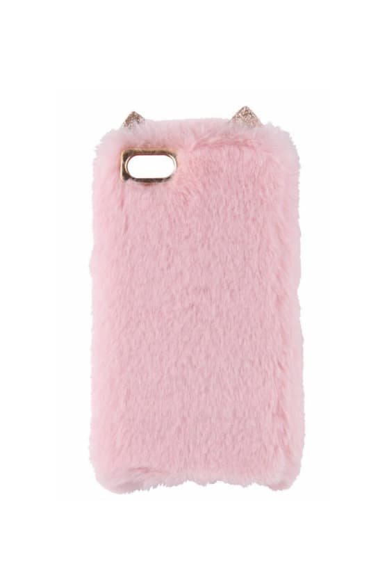 Producto Carcasa gato de plástico rosa y dorado para IPhone 6/7/8