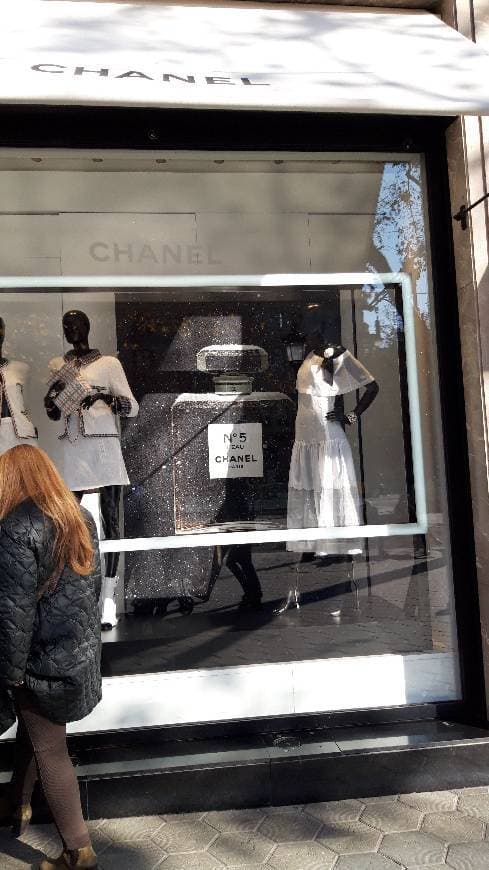 Fashion Chanel Shop in Barcelona, Catalunya, Spain