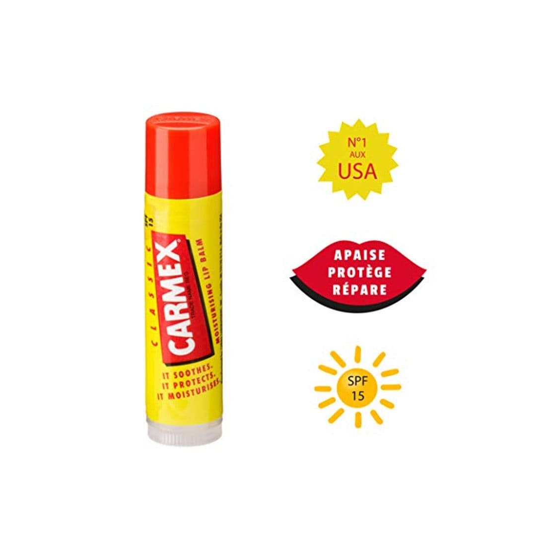 Beauty Carmex Strawberry Flavor Moisturizing Lip Balm Stick SPF 15 by Carmex