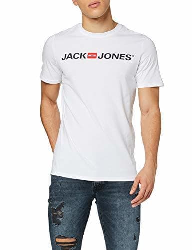 Product JACK & JONES Jjecorp Logo tee SS Crew Neck Noos Camiseta, Blanco