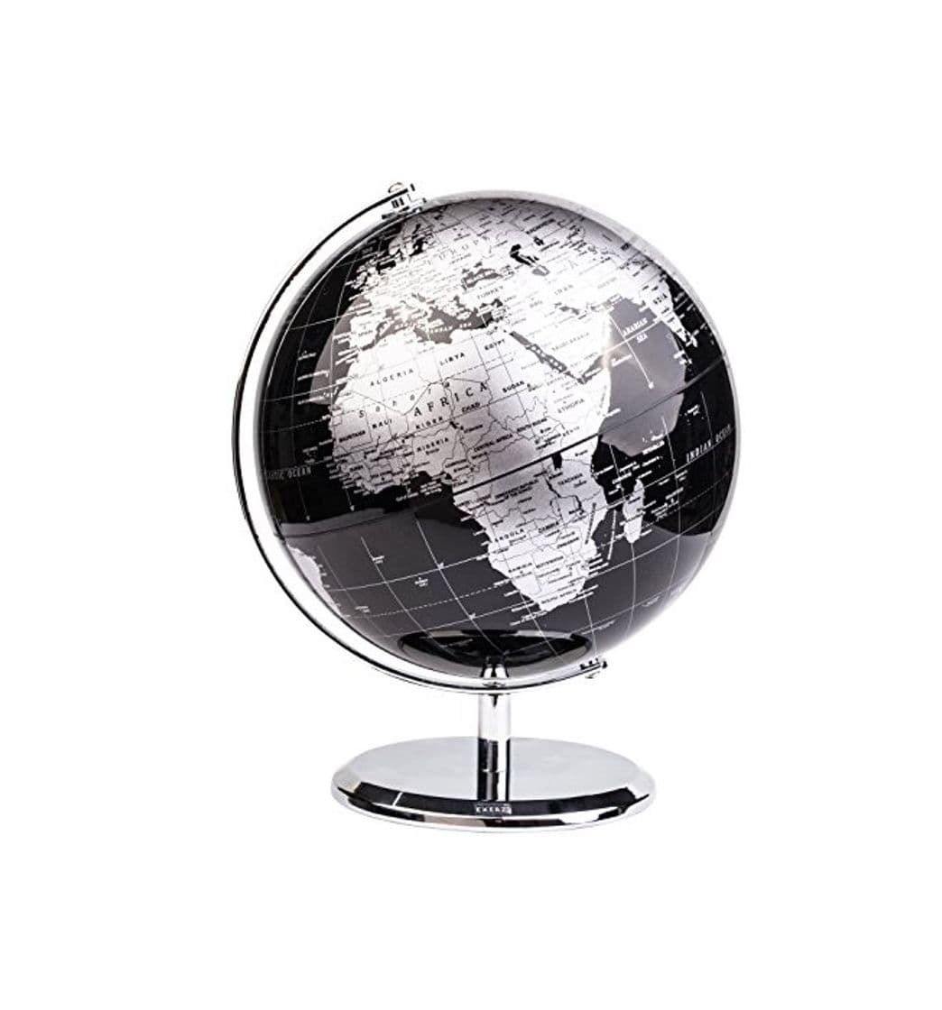 Product Exerz 20cm Globo Terráqueo - en Inglés - Decoración de escritorio educativa/geográfica/moderna