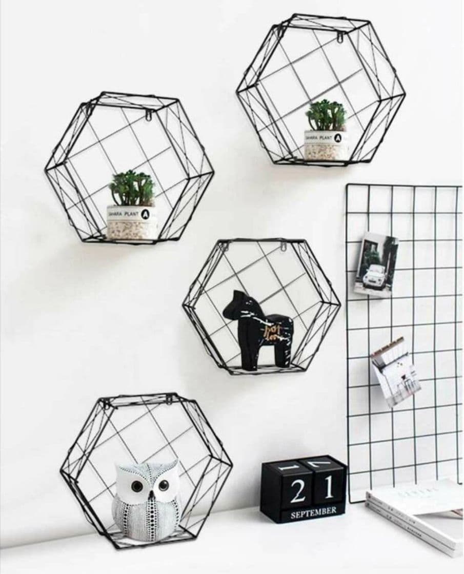 Product Estanteria hexagonal de hierro