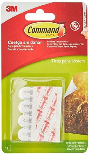 Elemento de la categoría hogar Command 17024 - Pack de 12 tiras pequeñas para posters