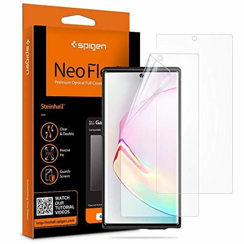 Electronic Spigen, 2 Pack, Protector Pantalla Samsung Galaxy Note 10 Plus, NeoFlex, No